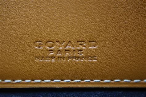 authentic goyard vs fake|authentic goyard wallet.